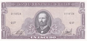 Chile, 1964, 1 Escudo, UNC, B271b2,