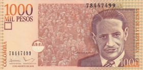 Colombia, 2016, 1.000 Pesos, UNC, B986s,
