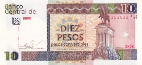 Cuba, 2013, 10 Pesos convertible, UNC, BFX908f,