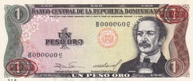 Dominican Republic, 1 Peso oro Specimen, 1984, UNC, B647as,