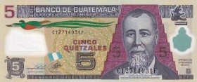 Guatemala, 5 Quatzales, 2013, UNC, B604d, Polymer