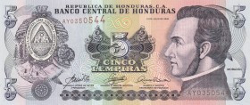 Honduras, 5 Lempiras, 2006, UNC, B328k,