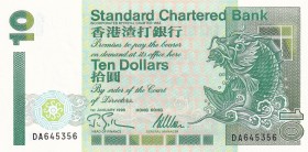 Hong Kong, 10 Dollars, 1995, UNC, B407c,