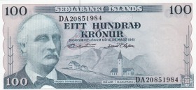 Iceland, 100 Kron, 1961, UNC, B803a,