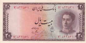 Iran, 20 Rials, 1948, UNC, B143a,