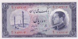 Iran, 10 Rials, 1954, UNC, B154a,