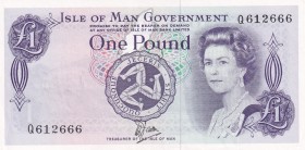 Isle of Man, 1 Pound, 1980, UNC, B106d,