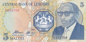 Lesotho, 5 Maloti, 1989, UNC, B207a,