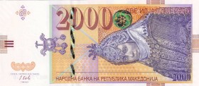 Macedonia, 2.000 Denars, 2016, UNC, B216a,