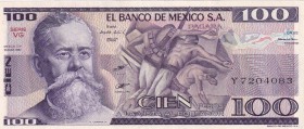Mexico, 100 Pesos, 1982, UNC, B650c,
