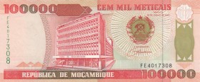 Mozambique, 100.000 Meticais, 1993, UNC, B225a,