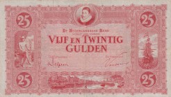Netherlands, 25 Gulden, 1930, VF (Pressed), P#46,