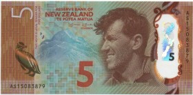 New Zealand, 5 Dollars, 2015, UNC, B137a,