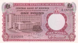 Nigeria, 1 Pound, 1967, UNC, B207a,