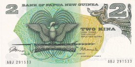 Papua New Guinea, 2 Kina, 1975, UNC, B101a,