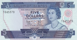 Solomon Islands, 5 Dollars, 1977, UNC, B102b,