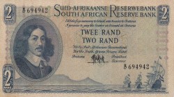 South Africa, 2 Rand, 1961, VF (Pressed), B732a,
