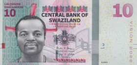 Swaziland, 10 Emalangeni, 2015, UNC, B236a,