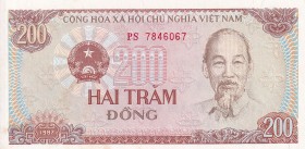 Vietnam, 200 Dong, 1987, UNC, B328a, Small stain at top left corner