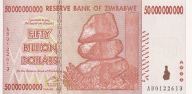 Zimbabwe, 50 Billion Dollars, 2008, UNC, B178a,