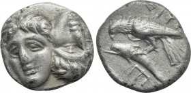 MOESIA. Istros. Drachm (4th century BC). Possible contemporary imitation.