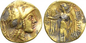 KINGS OF MACEDON. Alexander III 'the Great' (336-323 BC). Fourrée Stater. Imitating Amphipolis.