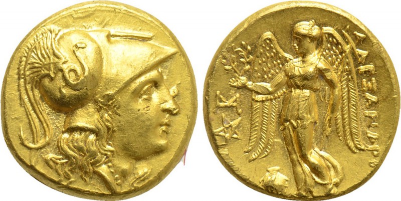 KINGS OF MACEDON. Alexander III 'the Great' (336-323 BC). GOLD Stater. Abydos. ...