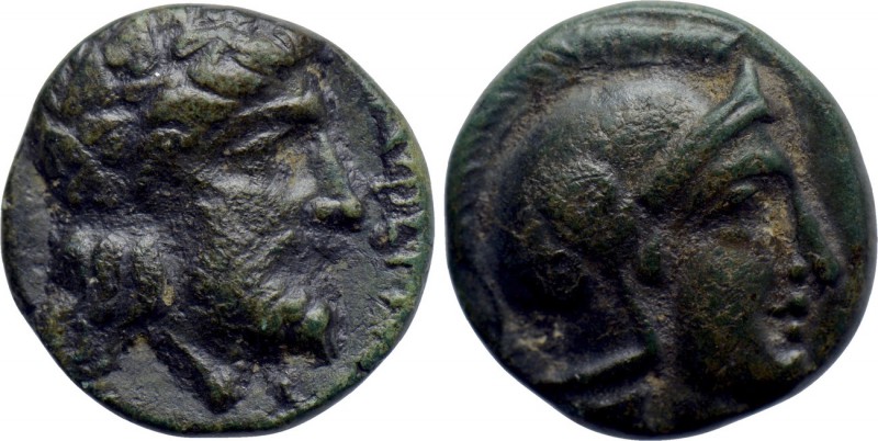 MYSIA. Autokane. Ae (3rd century BC). 

Obv: Laureate head of Zeus right.
Rev...