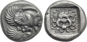 IONIA. Klazomenai. Diobol (Circa 480-400 BC).