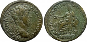 PHRYGIA. Ancyra. Marcus Aurelius (161-180). Ae. L. Klo. Demosthenes, archon.