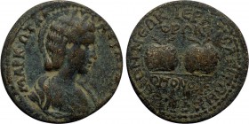 PHRYGIA. Hierapolis. Otacilia Severa (Augusta, 244-249). Ae. Homonoia with Ephesus in Ionia.