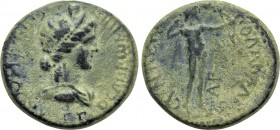 PHRYGIA. Synaus. Time of Vespasian (69-79). Ae. Marcellus, proconsul, and Apollophanes, archon.