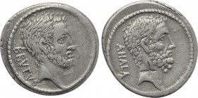M. JUNIUS BRUTUS (54 BC). Denarius. Rome.