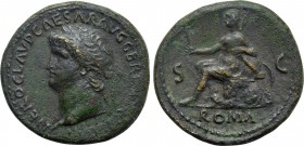 NERO (54-68). Sestertius. Rome.