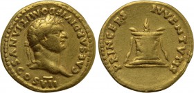 DOMITIAN (Caesar, 69-81). GOLD Aureus. Rome.