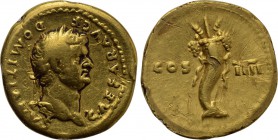 DOMITIANUS (Caesar, 69-81). GOLD Aureus. Rome.