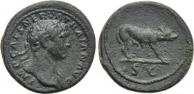 TRAJAN (98-117). Quadrans. Rome.