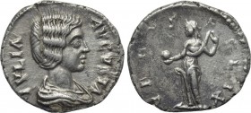 JULIA DOMNA (Augusta, 193-217). Denarius. Alexandria.
