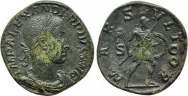 SEVERUS ALEXANDER (222-235). Sestertius. Rome.