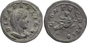 DIVA PAULINA (Died before 235). Denarius. Rome. Struck under Maximinus Thrax.