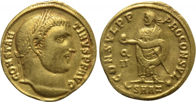 CONSTANTINE I THE GREAT (307/10-337). GOLD Aureus. Antioch.

Obv: CONSTANTINVS...