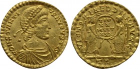 CONSTANTIUS II (337-361). GOLD Solidus. Treveri. Vicennalia.