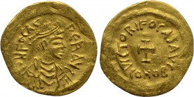 PHOCAS (602-610). GOLD Tremissis. Constantinople.