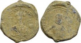 BYZANTINE LEAD SEALS. Constantine IX Monomachus (Emperor, 1042-1055).