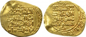 ISLAMIC. Seljuks. Great Seljuk. Mu'izz al-Din Ahmad Sanjar (AH 511-552 / 1118-1157 AD). GOLD Dinar. Nishapur.