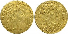 ITALY. Venice. Alvise III Mocenigo (1722-1732). GOLD "2 Zecchino." 20th century jeweler's imitation.
