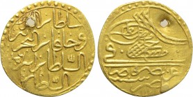 OTTOMAN EMPIRE. Mustafa III (AH 1171-1187 / 1757-1774 AD). GOLD Zeri Mahbub. Misr (Cairo) mint. Dated AH 1171//6 (1762/3 AD).