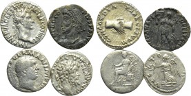 4 Rare Roman Coins; including Vitellius and Procopius.