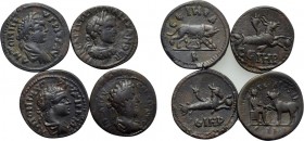 4 Roman Provincial Coins.