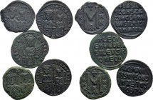5 Byzantine Folles; Scarcer Types.